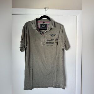 Hard Rock Guitar Company Men’s Embroidered Polo